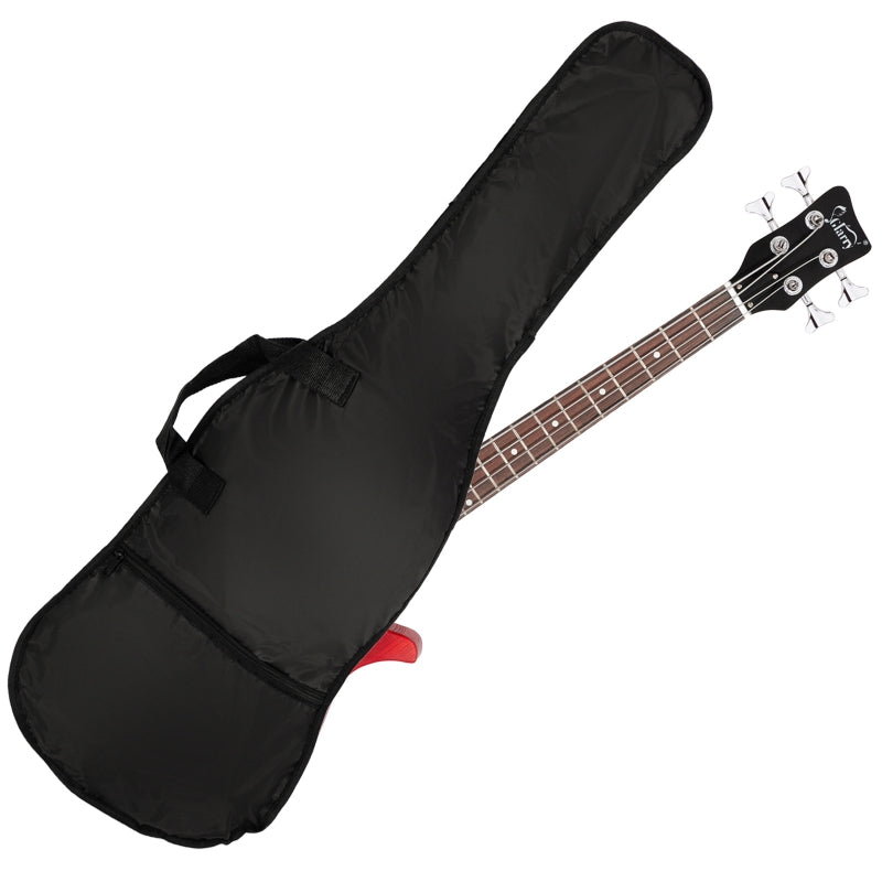 Glarry GW101 36in Kid's Electric Bass Guitar - Red