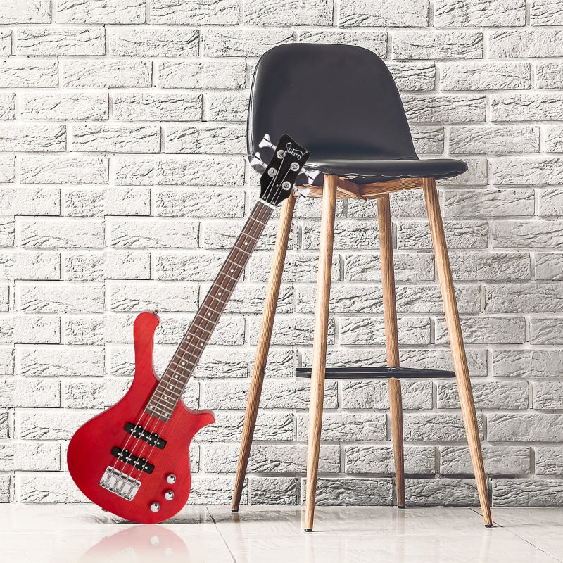 Glarry GW101 36in Kid's Electric Bass Guitar - Red