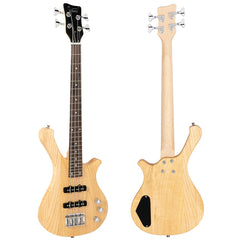 Glarry GW101 36in Kid's Electric Bass Guitar - Burlywood