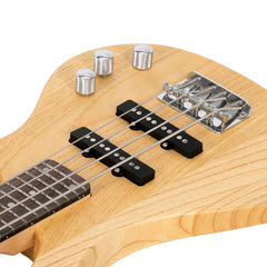 Glarry GW101 36in Kid's Electric Bass Guitar - Burlywood