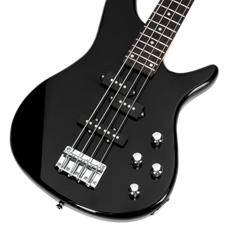 Glarry GIB 4 String Bass Guitar Full Size SS pickups w/20W Amplifier - Black