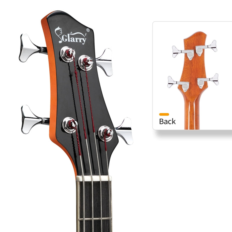 Glarry GMB101 44.5 Inch EQ Acoustic Bass Guitar - Burlywood