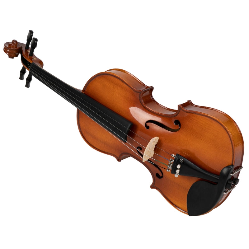Glarry GV402 Violin 4/4 Spruce top Varnish Bright Brownish with 2 x Bow / Bridge
