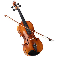 Glarry GV402 Violin 4/4 Spruce top Varnish Bright Brownish with 2 x Bow / Bridge