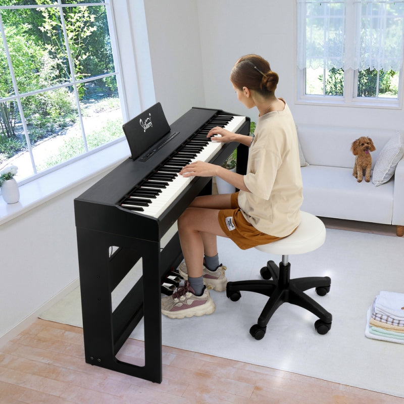 Glarry GDP-104 88-Key Home Fully Weighted Hammer-action Keybed Digital Piano - Black