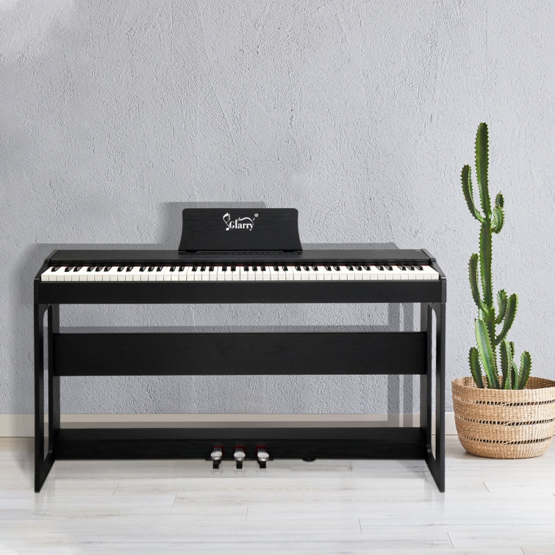 Glarry GDP-104 88-Key Home Fully Weighted Hammer-action Keybed Digital Piano - Black