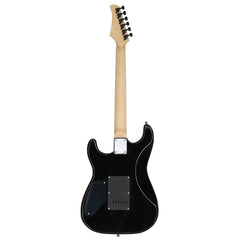 Glarry GST Electric Guitar HH Pickup Tiger Stripe w/20W Amplifier - Black