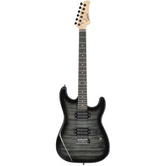 Glarry GST Electric Guitar HH Pickup Tiger Stripe w/20W Amplifier - Black