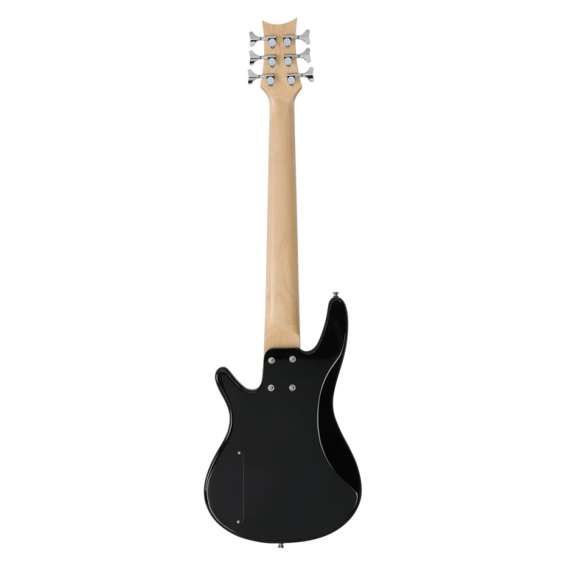 Glarry GIB 6 String Bass Guitar Full SizeHH Pickup - Sunset