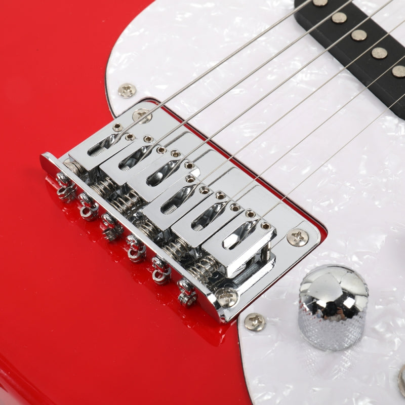 Glarry 30inch Mini Kids Electric Guitar Maple Fingerboard w/5W Amplifier - Red