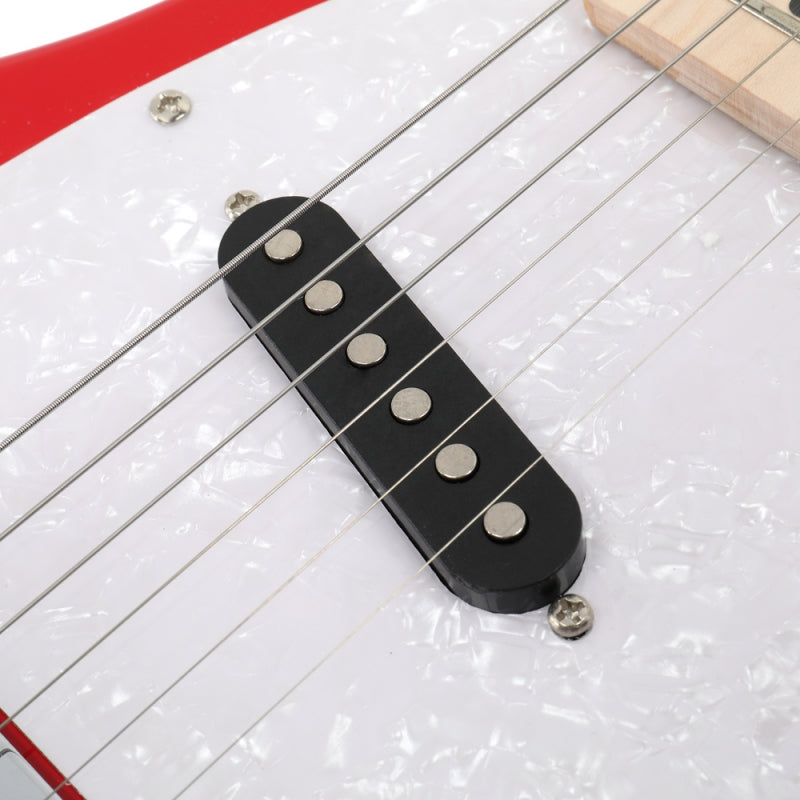Glarry 30inch Mini Kids Electric Guitar Maple Fingerboard w/5W Amplifier - Red