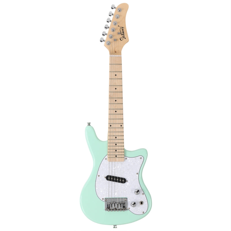 Glarry 30inch Mini Kids Electric Guitar Maple Fingerboard w/5W Amplifier - Green