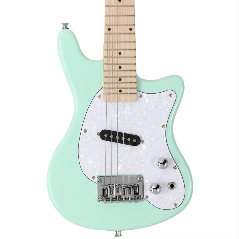 Glarry 30inch Mini Kids Electric Guitar Maple Fingerboard w/5W Amplifier - Green