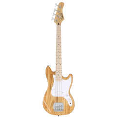 Glarry 30in GB Electric Bass Guitar Short Scale - Burlywood