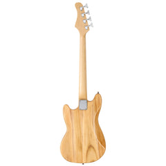 Glarry 30in GB Electric Bass Guitar Short Scale - Burlywood