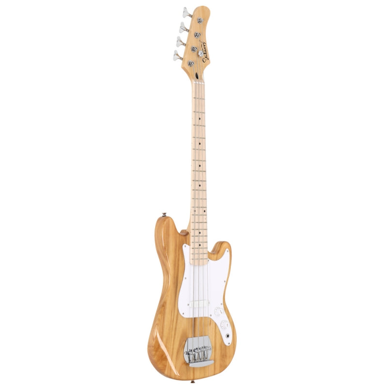 Glarry 30in GB Electric Bass Guitar Short Scale - Burlywood