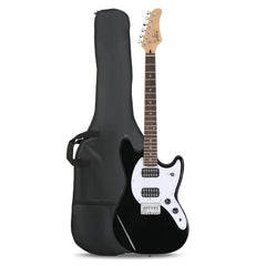 Glarry GMF Electric Guitar Laurel Wood Fingerboard HH Pickup - Black