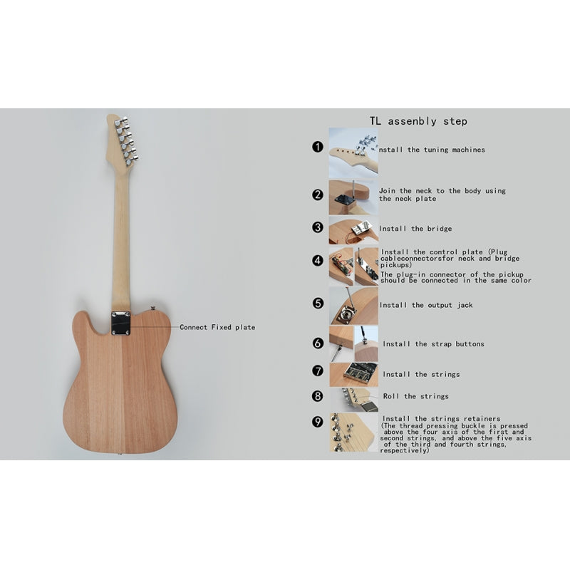 Glarry DIY GTL Electric Guitar Kit