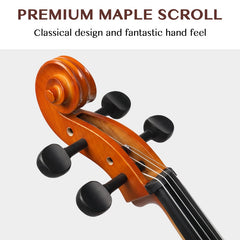 Glarry GC101 4/4 Full-Size Acoustic Cello - Nature