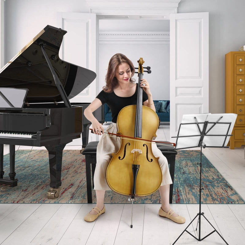 Glarry GC101 4/4 Full-Size Acoustic Cello - Golden