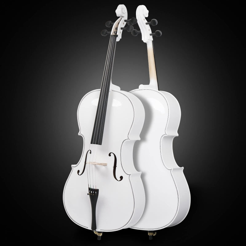 Glarry GC101 4/4 Full-Size Acoustic Cello White