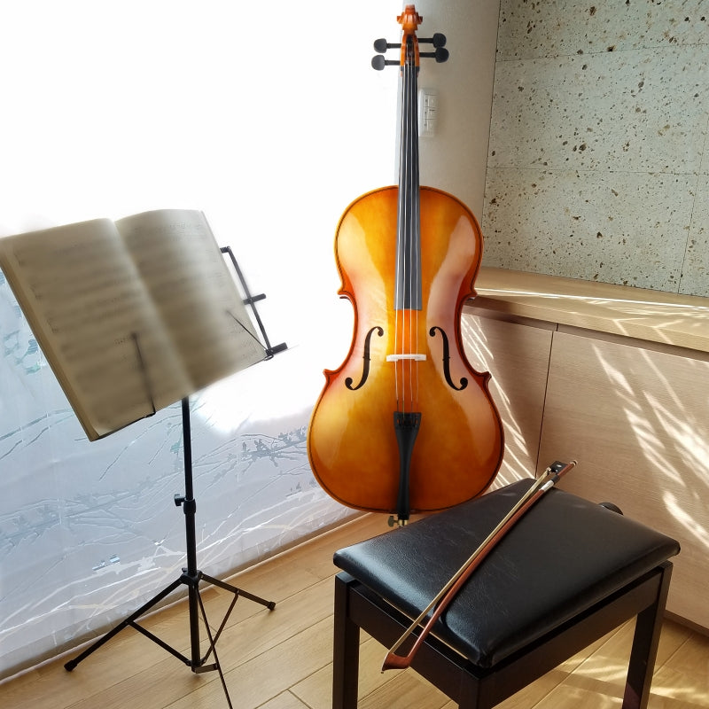 Glarry GC101 4/4 Full-Size Acoustic Cello - Retrovert
