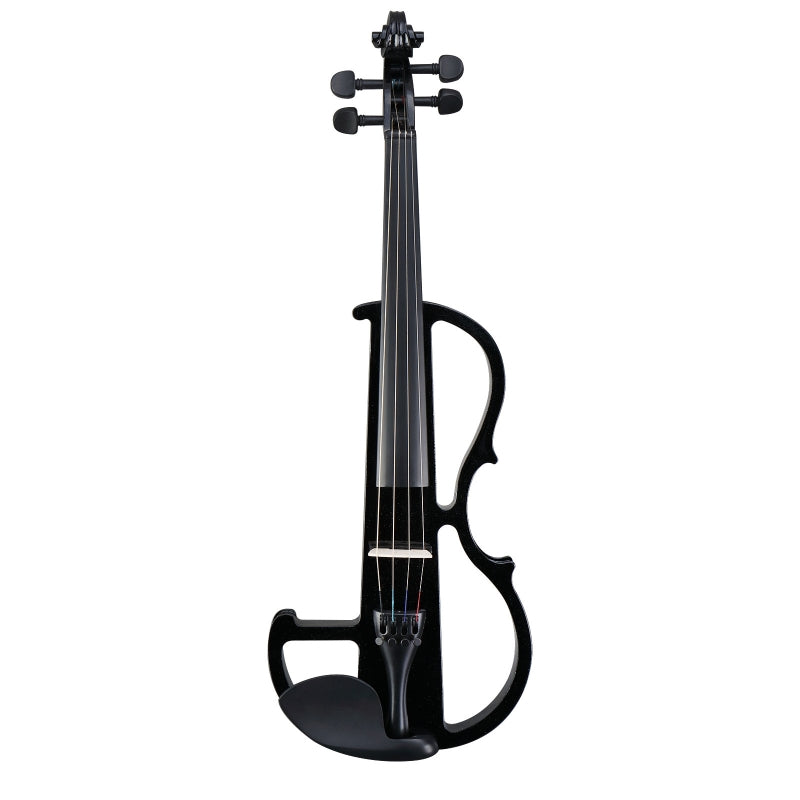 Glarry GV501 4/4 Full Size Acoustic Silent Electric Violin with Headphone - Black
