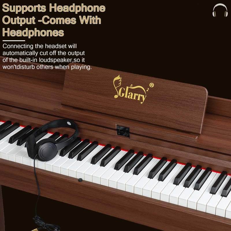 Glarry GDP-205 88 Key Full Size Weighted Keyboards Digital Piano
