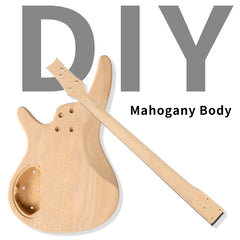 Glarry DIY GIB Style Electric Bass Guitar