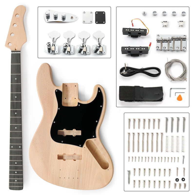 Glarry DIY GJazz Style Electric Bass Guitar