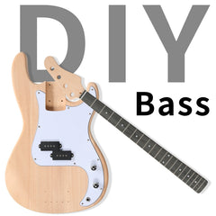 Glarry DIY GP Style Electric Bass Guitar