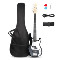 Glarry GP 5 String Electric Bass Guitar - Black
